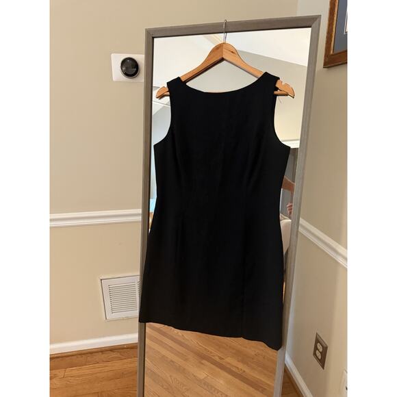 Dawn Joy Fashions Black Sleeveless Sheath Dress Size 11/12 - Picture 2 of 7